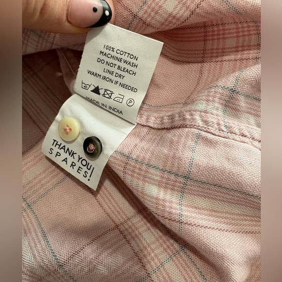 Rare Rabbit pastel men’s foley size m light pink cotton full sleeve shirt - Picture 6 of 16